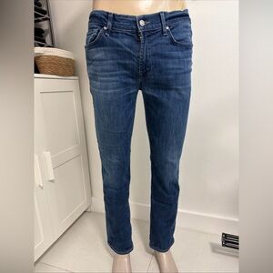 7 For all Mankind Slimmy Blue Jeans size 34